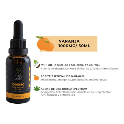 Aceite de CBD 1000 MG - Naranja