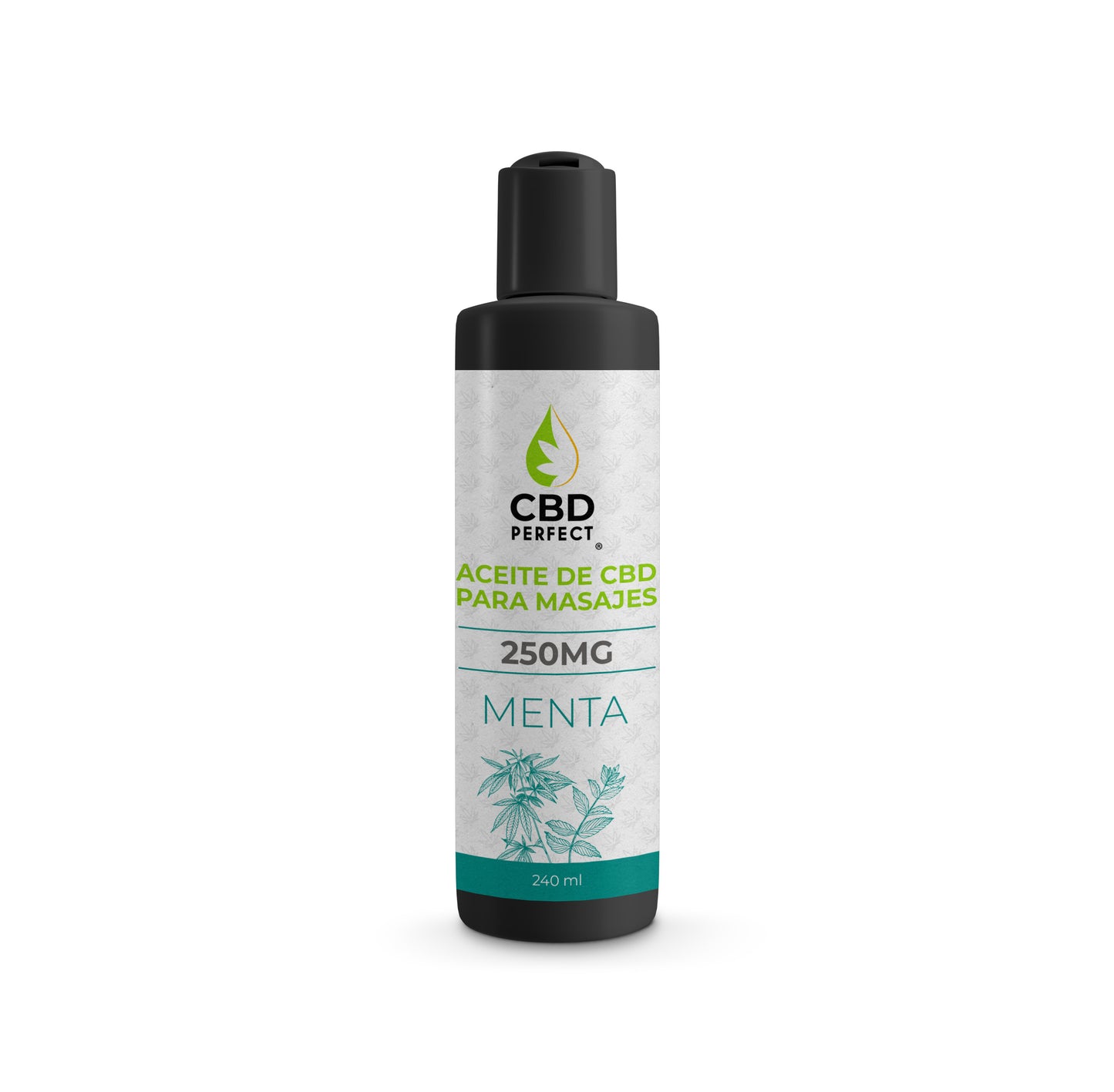 Aceite para masajes CBD + Menta